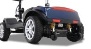 Four wheels Compact Travel Mobility Scooter with 300W Motor for Adult-300lbs, BLUE