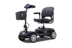 Four wheels Compact Travel Mobility Scooter with 300W Motor for Adult-300lbs, BLUE