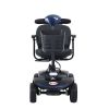 Four wheels Compact Travel Mobility Scooter with 300W Motor for Adult-300lbs, BLUE