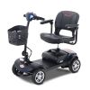 Four wheels Compact Travel Mobility Scooter with 300W Motor for Adult-300lbs, BLUE