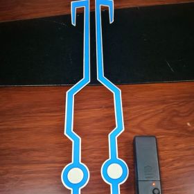 Helmet Motorcycle Light Riding Signal Strip Flashing Durable Kit Bar Diy Helmet Led Strip Reflector Cold Light Film (Option: Blue-1pc)