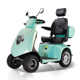Fastest Mobility Scooter With Four Wheels For Adults & Seniors, Red 800W (Color: as Pic)