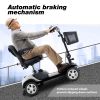 Four wheels Compact Travel Foldable Outdoor Electric Power Mobility Scooter for Adult with LED Lights